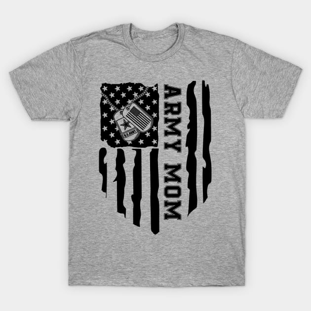 Proud Army Mom T-Shirt by Customprint